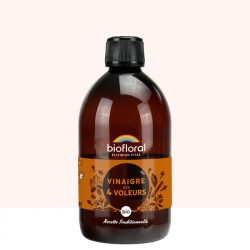 VINAIGRE DES 4 VOLEURS 500ML BIOFLORAL  dans votre magasin bio en ligne Etiketbio.eu