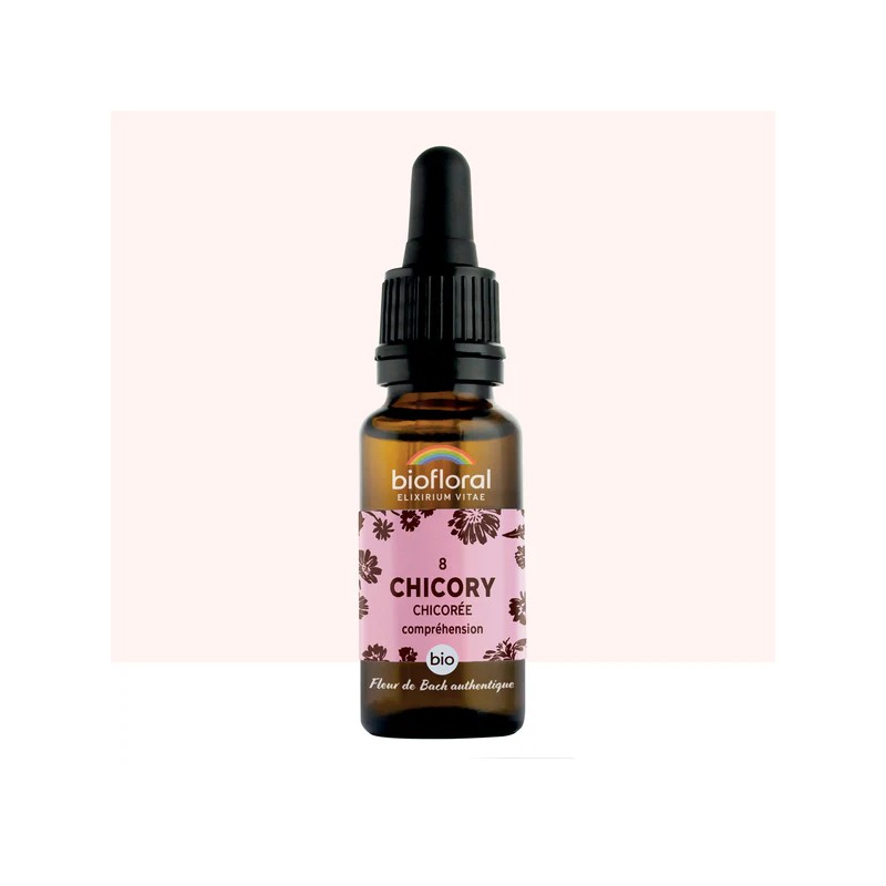 ELIXIR 8 CHICOREE BIO - 20 ML BIOFLORAL  dans votre magasin bio en ligne Etiketbio.eu