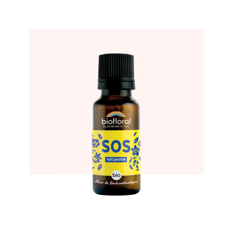 SOS SECOURS NUIT PAISIBLE GRANULES BACH BIOFLORAL  dans votre magasin bio en ligne Etiketbio.eu