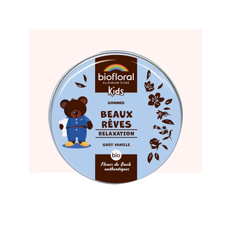 BEAUX REVES ENFANT GOMMES 45GR BIOFLORAL  dans votre magasin bio en ligne Etiketbio.eu