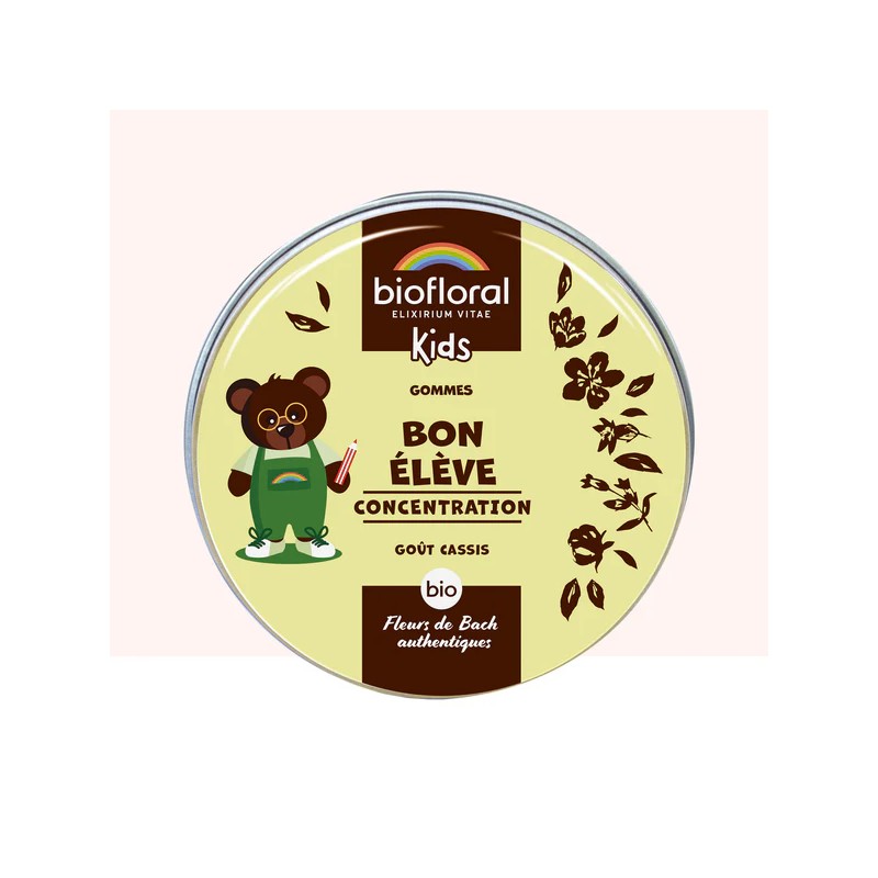 BON ELEVE ENFANT GOMMES 45GR BIOFLORAL  dans votre magasin bio en ligne Etiketbio.eu