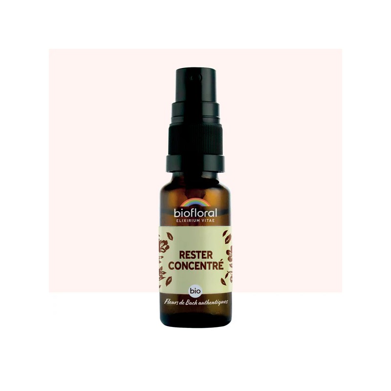 RESTER CONCENTRÉ SPRAY BIO DEMETER 20 ML BIOFLORAL  dans votre magasin bio en ligne Etiketbio.eu