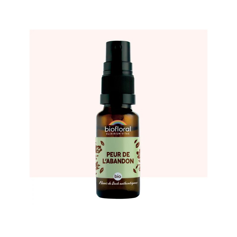 PEUR DE L’ABANDON SPRAY BIO DEMETER 20 ML BIOFLORAL  dans votre magasin bio en ligne Etiketbio.eu