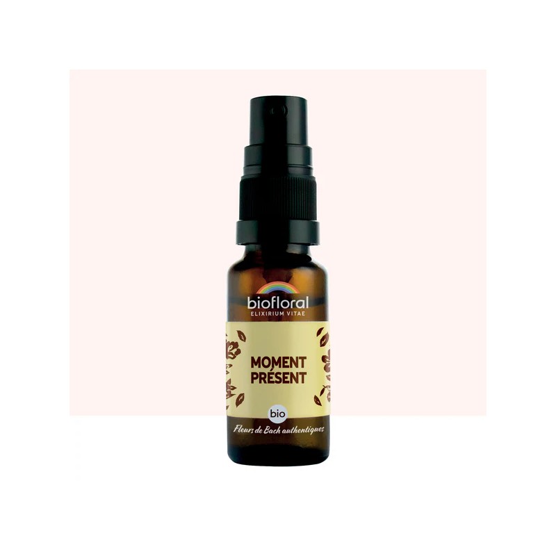 MOMENT PRESENT SPRAY 20ML BIOFLORAL  dans votre magasin bio en ligne Etiketbio.eu