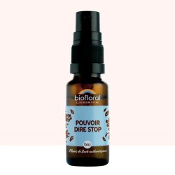 POUVOIR DIRE STOP SPRAY 20ML BIOFLORAL  dans votre magasin bio en ligne Etiketbio.eu