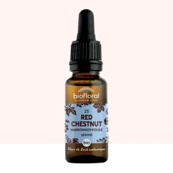 ELIXIR 25 MARRONNIER ROUGE BIO- 20 ML BIOFLORAL  dans votre magasin bio en ligne Etiketbio.eu