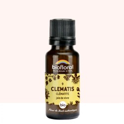 ELIXIR 9 CLEMATITE BIO - 20 ML BIOFLORAL  dans votre magasin bio en ligne Etiketbio.eu