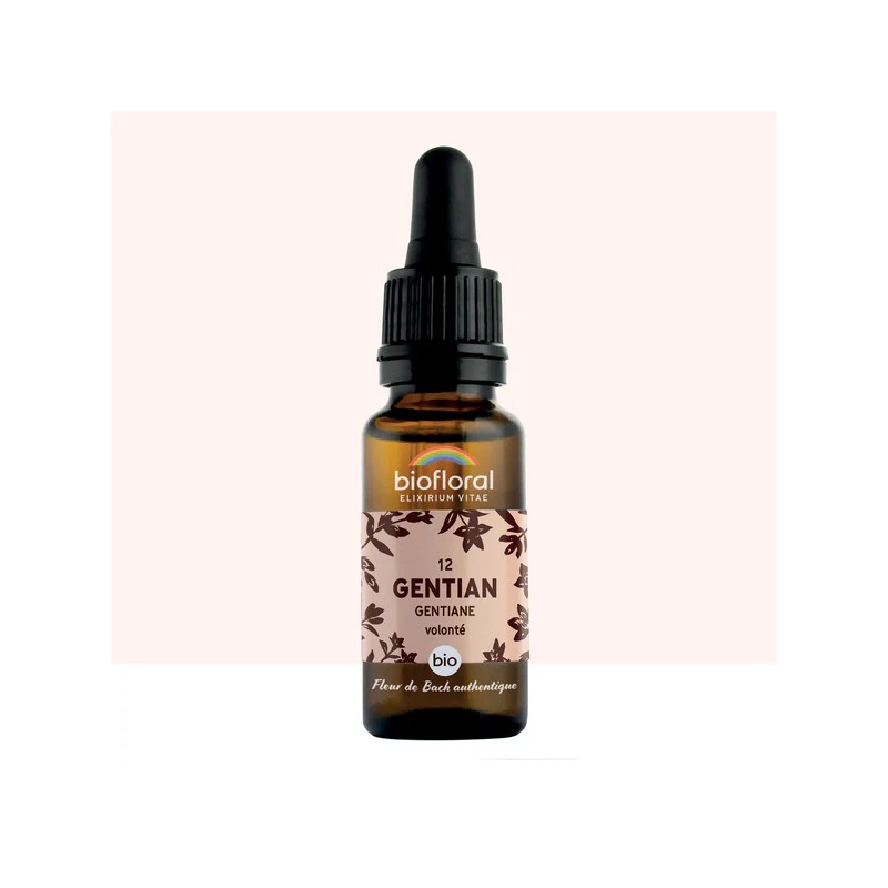 ELIXIR 12 GENTIANE BIO - 20 ML BIOFLORAL  dans votre magasin bio en ligne Etiketbio.eu