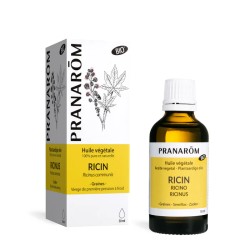 HUILE VEGETALE RICIN BIO (ECO) 50 ML PRANAROM  dans votre magasin bio en ligne Etiketbio.eu