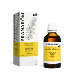 HUILE VEGETALE ARGAN BIO 50 ML PRANAROM  dans votre magasin bio en ligne Etiketbio.eu