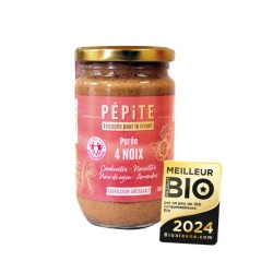 PUREE DE 4 NOIX 300G PEPITE  dans votre magasin bio en ligne Etiketbio.eu