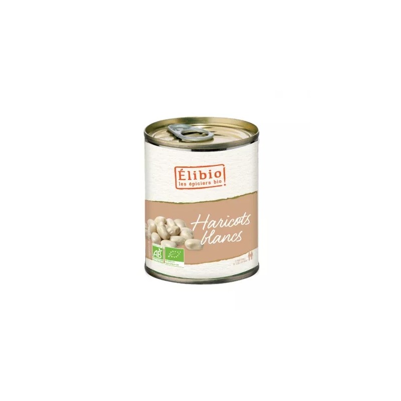 HARICOTS BLANC ITALIE 400G ELIBIO  dans votre magasin bio en ligne Etiketbio.eu