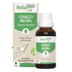 GINKGO BILOBA BIO 30 ML HERBALGEM  dans votre magasin bio en ligne Etiketbio.eu