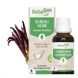 SUREAU NOIR BIO 30 ML HERBALGEM  dans votre magasin bio en ligne Etiketbio.eu