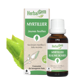 MYRTILLIER BIO 30ML HERBALGEM  dans votre magasin bio en ligne Etiketbio.eu