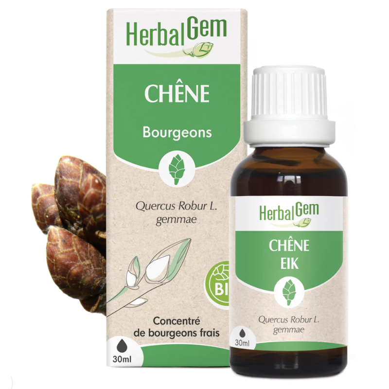 CHENE BIO 30 ML HERBALGEM  dans votre magasin bio en ligne Etiketbio.eu