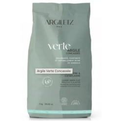 ARGILE VERTE CONCASSEE 3KG ARGILETZ  dans votre magasin bio en ligne Etiketbio.eu