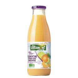 JUS CLEMENTINE CITRON VERT GINGEMBRE 75CL VITAMONT  dans votre magasin bio en ligne Etiketbio.eu