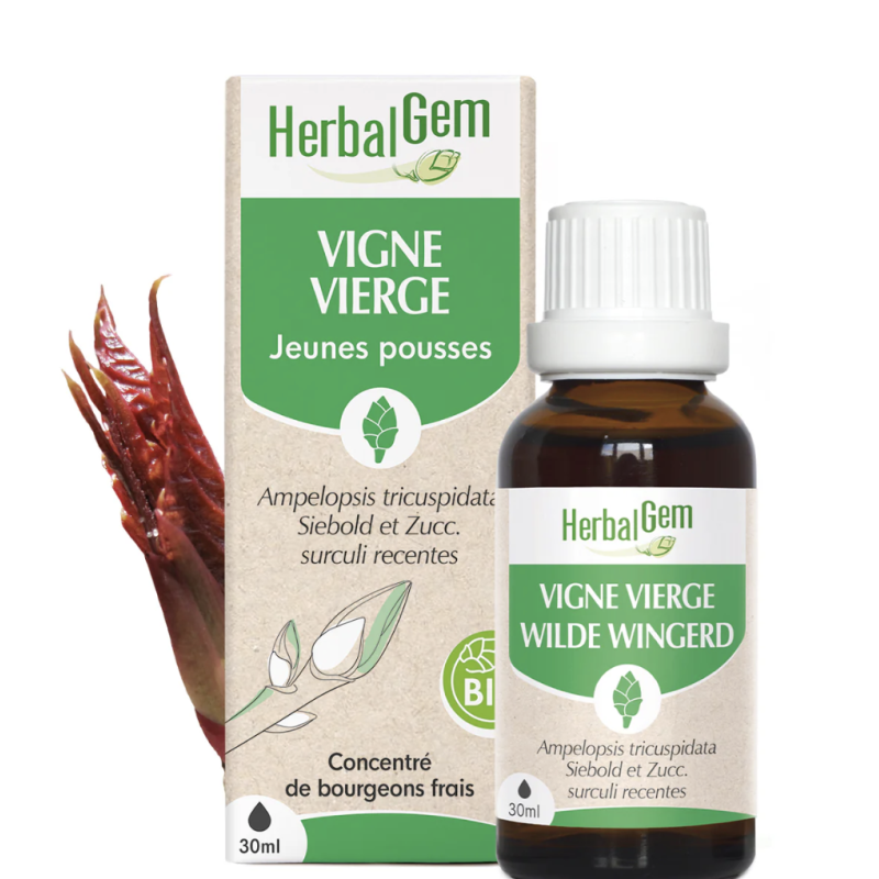 VIGNE VIERGE BIO 30 ML HERBALGEM  dans votre magasin bio en ligne Etiketbio.eu