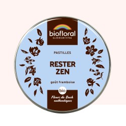 RESTER ZEN PASTILLES 50GR BIOFLORAL  dans votre magasin bio en ligne Etiketbio.eu