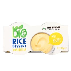 RICE DESSERT VANILLE 2X130G THE BRIDGES  dans votre magasin bio en ligne Etiketbio.eu