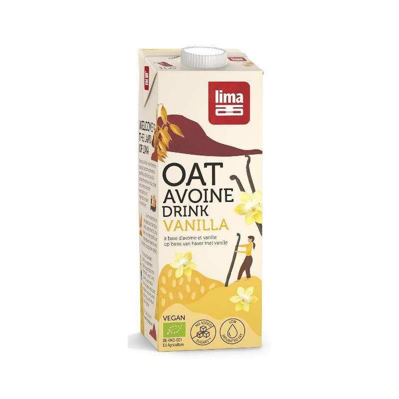 OAT DRINK VANILLE 1L LIMA  dans votre magasin bio en ligne Etiketbio.eu