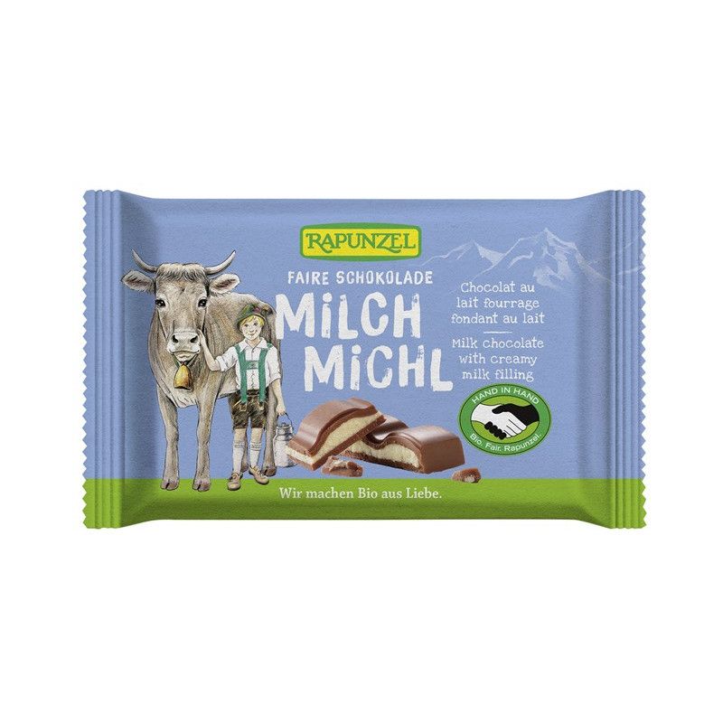 CHOCOLAT FOURRAGE FONDANT AU LAIT 100G RAPUNZEL  dans votre magasin bio en ligne Etiketbio.eu