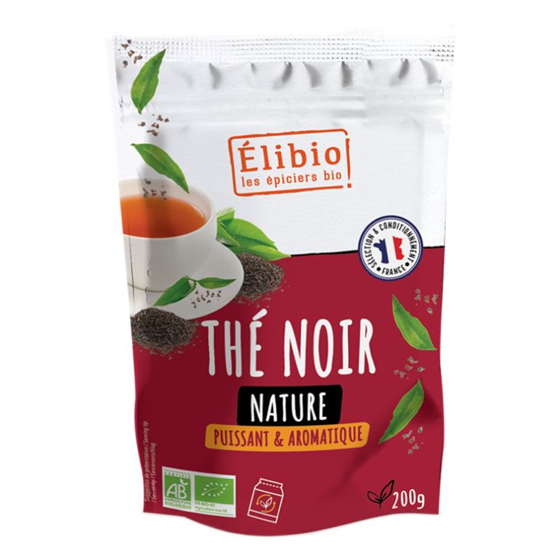 THE NOIR BEAKFAST 200G ELIBIO  dans votre magasin bio en ligne Etiketbio.eu