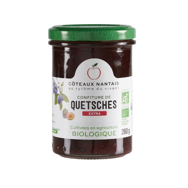 CONFITURE DE QUETSCHE 260GR COTEAUX NANTAIS  dans votre magasin bio en ligne Etiketbio.eu