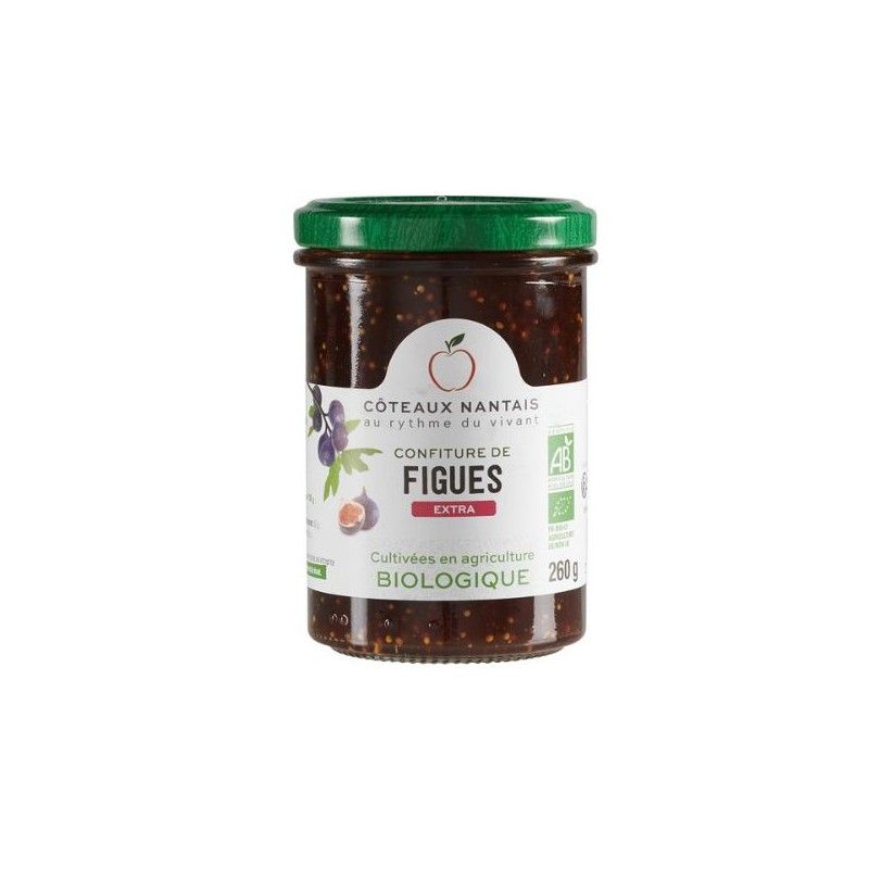 CONFITURE DE FIGUE EXTRA 260GR COTEAUX NANTAIS  dans votre magasin bio en ligne Etiketbio.eu