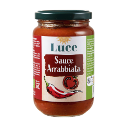 SAUCE ARRABIATA 350G LUCE  dans votre magasin bio en ligne Etiketbio.eu