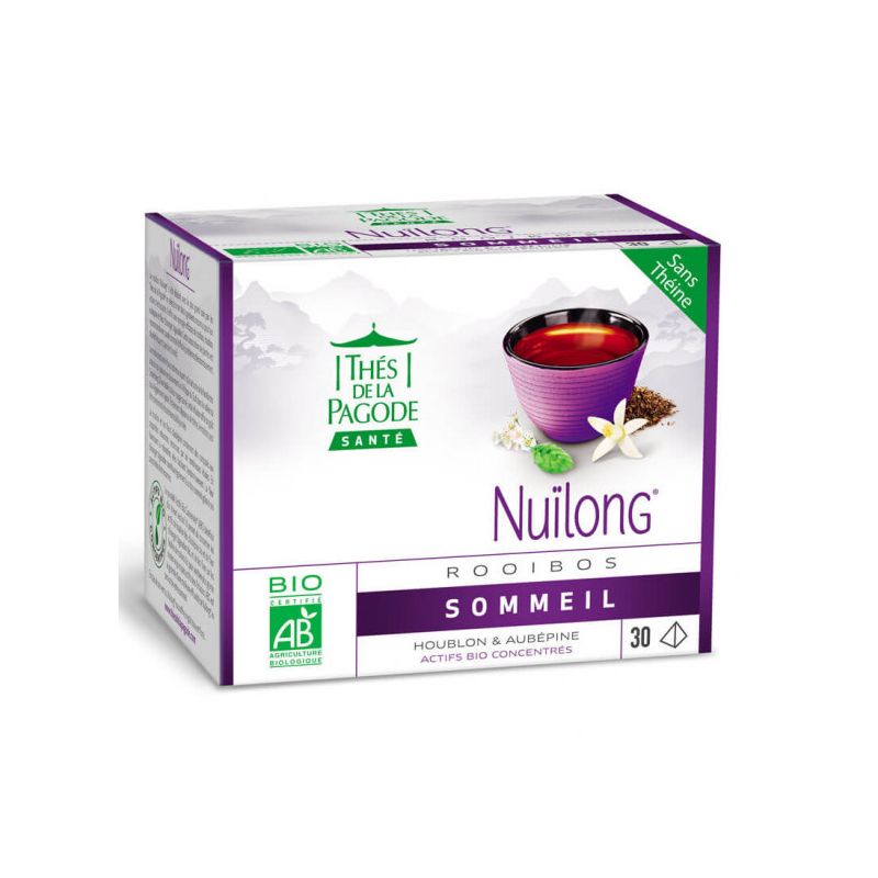 NUILONG BIO 30 INFUSIONS LES THES DE LA PAGODE  dans votre magasin bio en ligne Etiketbio.eu