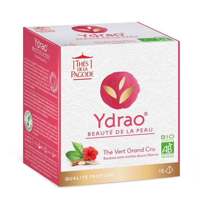 YDRAO 18 SACHETS LES THES DE LA PAGODE  dans votre magasin bio en ligne Etiketbio.eu