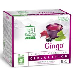 THE GINKGO 18 INFUSETTES LES THES DE LA PAGODE  dans votre magasin bio en ligne Etiketbio.eu