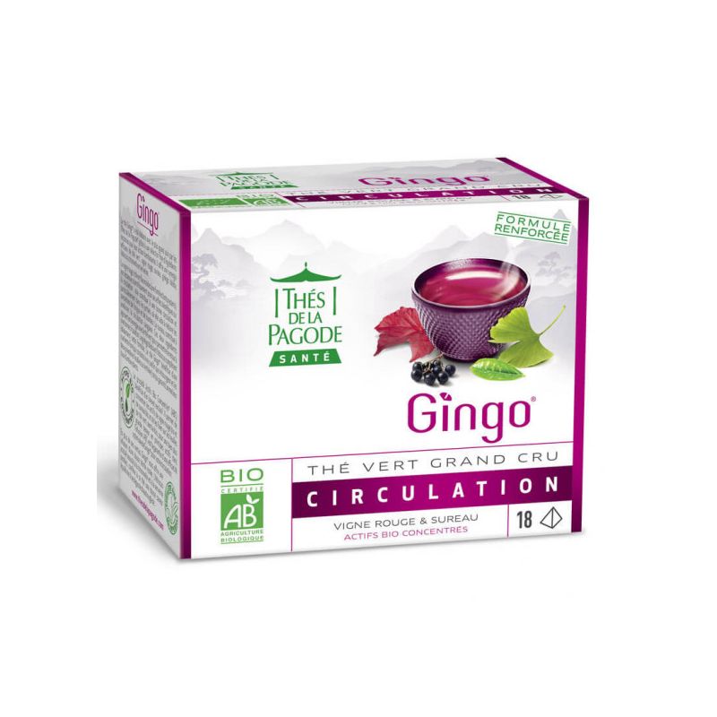 THE GINKGO 18 INFUSETTES LES THES DE LA PAGODE  dans votre magasin bio en ligne Etiketbio.eu