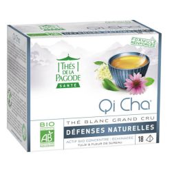 THE QI CHA BIO 18 INFUSETTES LES THES DE LA PAGODE  dans votre magasin bio en ligne Etiketbio.eu