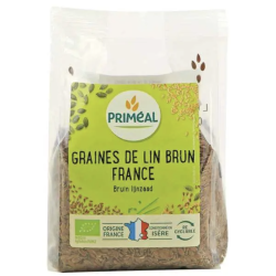 GRAINE DE LIN BRUN FRANCE 250G PRIMEAL  dans votre magasin bio en ligne Etiketbio.eu