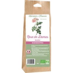 ROSE DE DAMAS BOUTON 30GR HERBIER DE FRANCE  dans votre magasin bio en ligne Etiketbio.eu