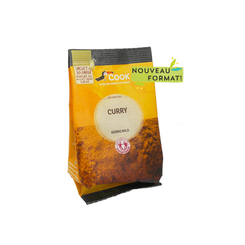 CURRY POUDRE 100GR COOK  dans votre magasin bio en ligne Etiketbio.eu