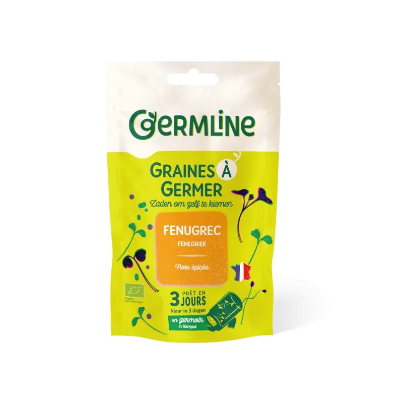 FENUGREC A GERMER 150GR GERMLINE  dans votre magasin bio en ligne Etiketbio.eu