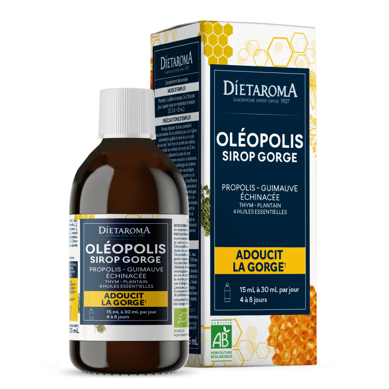 SIROP PROPOLIS OELOPOLIS DIETAROMA  dans votre magasin bio en ligne Etiketbio.eu