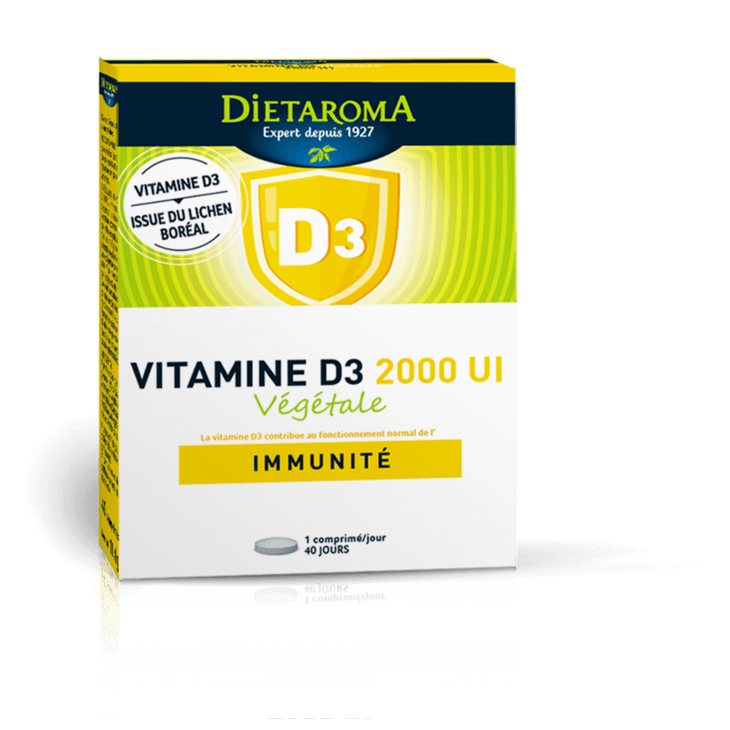 VITAMINE D 3 40COM DIETAROMA  dans votre magasin bio en ligne Etiketbio.eu