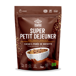 AVOINE DIVINE CACAO NOISETTE 360GR ISWARI  dans votre magasin bio en ligne Etiketbio.eu