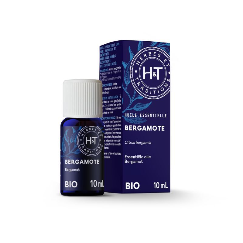 HUILE ESSENTIELLE BERGAMOTE 10ML Herbe et Traditions  dans votre magasin bio en ligne Etiketbio.eu