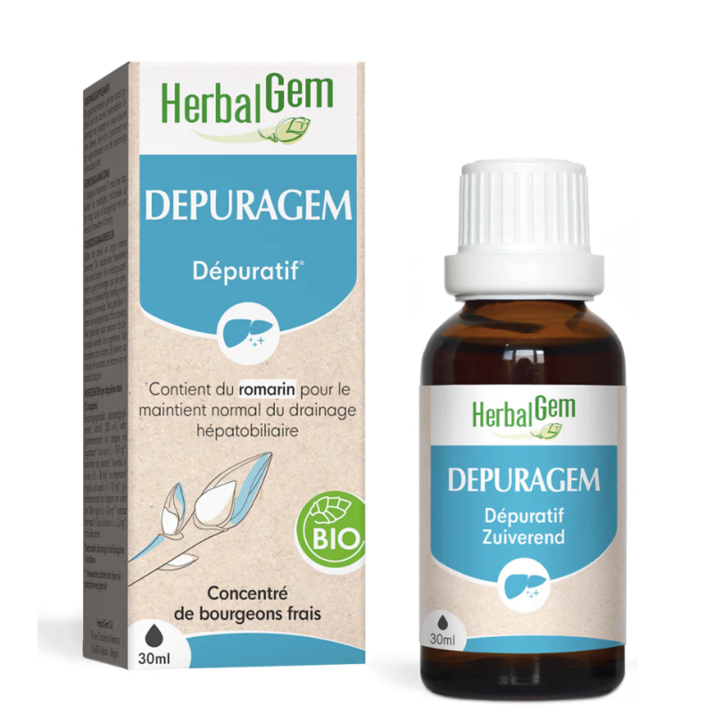 DEPURAGEM GC07 BIO 30 ML HERBALGEM  dans votre magasin bio en ligne Etiketbio.eu