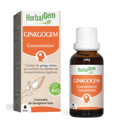 GINKGOGEM 30ML HERBALGEM  dans votre magasin bio en ligne Etiketbio.eu