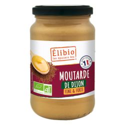 MOUTARDE DE DIJON 350GR ELIBIO  dans votre magasin bio en ligne Etiketbio.eu