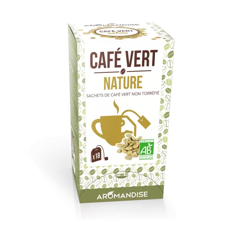 CAFE VERT 60G AROMANDISE  dans votre magasin bio en ligne Etiketbio.eu