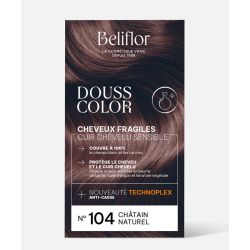 DOUSS COLOR N°104 CHÂTAIN NATUREL BELIFLOR  dans votre magasin bio en ligne Etiketbio.eu