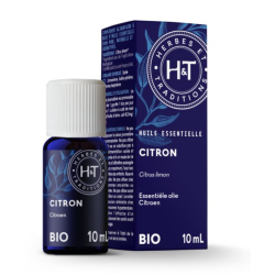 HUILE ESSENTIELLE CITRON 10ML Herbe et Traditions  dans votre magasin bio en ligne Etiketbio.eu